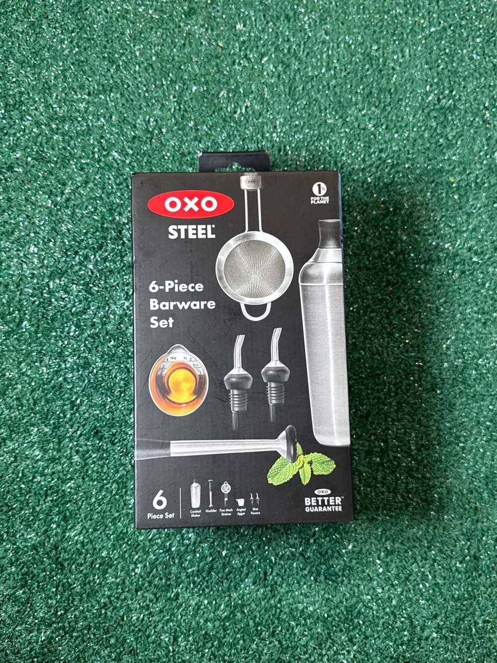 OXO Steel 6-Piece Barware Set